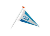 drapeau de bateau imprimé